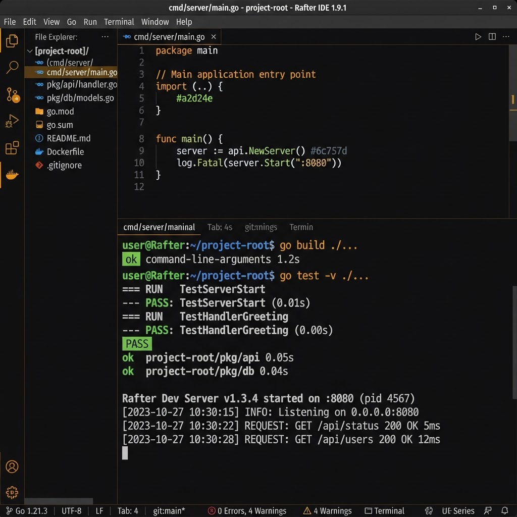 Rafter — Integrated terminal